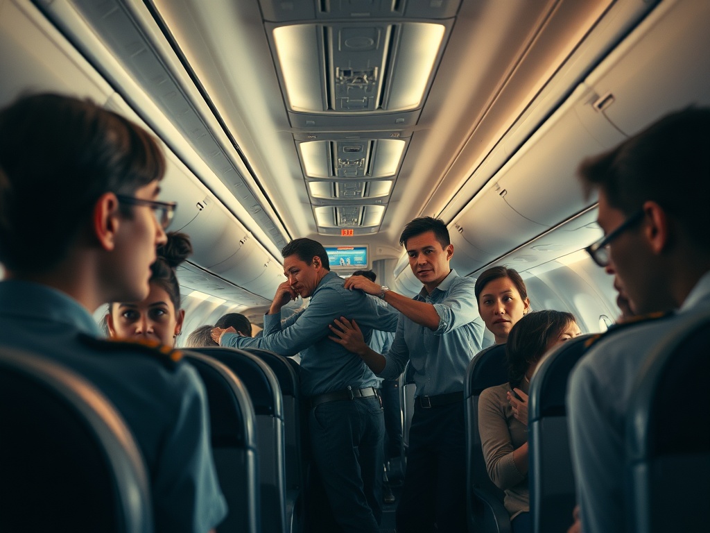 Unruhen auf United Airlines-Flug führen zur Umleitung
