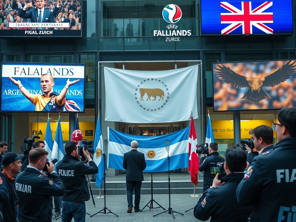 Falkland-Konflikt: Argentinische Fußballer sorgen für Spannungen